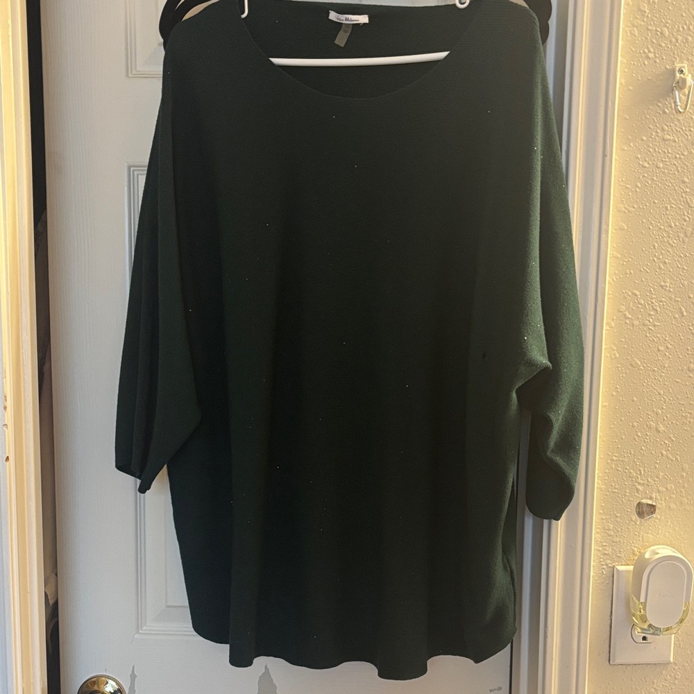 Dark Green Oversized Sweater